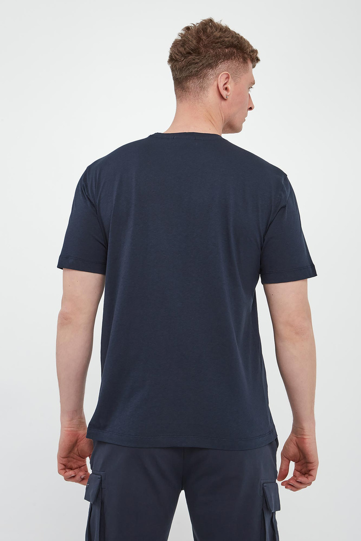 T-shirt męski z logo AERONAUTICA MILITARE