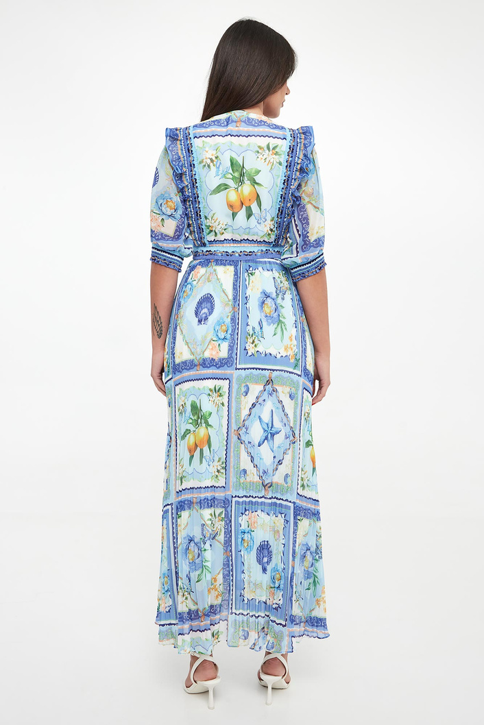 Sukienka szyfonowa maxi HALE BOB