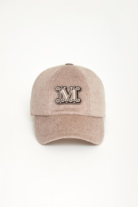 Czapka z daszkiem damska kaszmirowa Ordine MAX MARA ACCESSORI