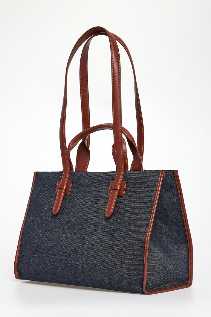 Torebka jeasnowa shopperka Giannadenim WEEKEND MAX MARA