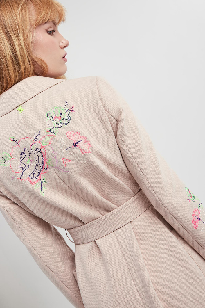 Płaszcz damski szlafrokowy TWINSET ACTITUDE