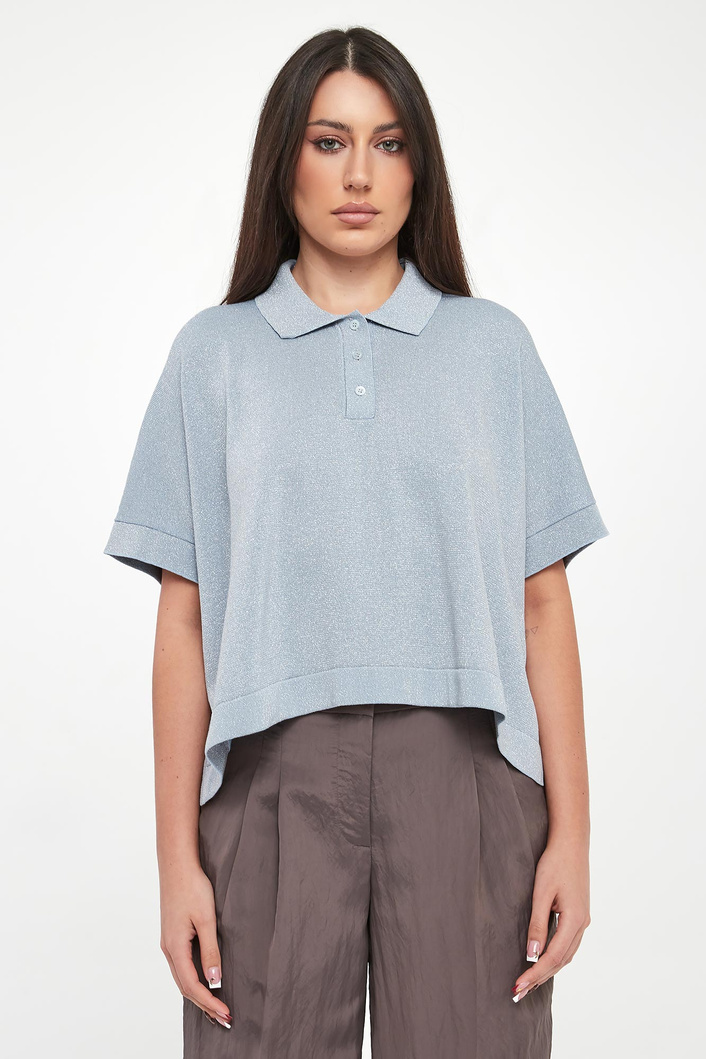 Sweter damski lureksowy PESERICO