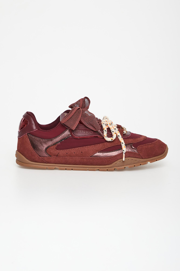 Sneakersy damskie zamszowe PINKO