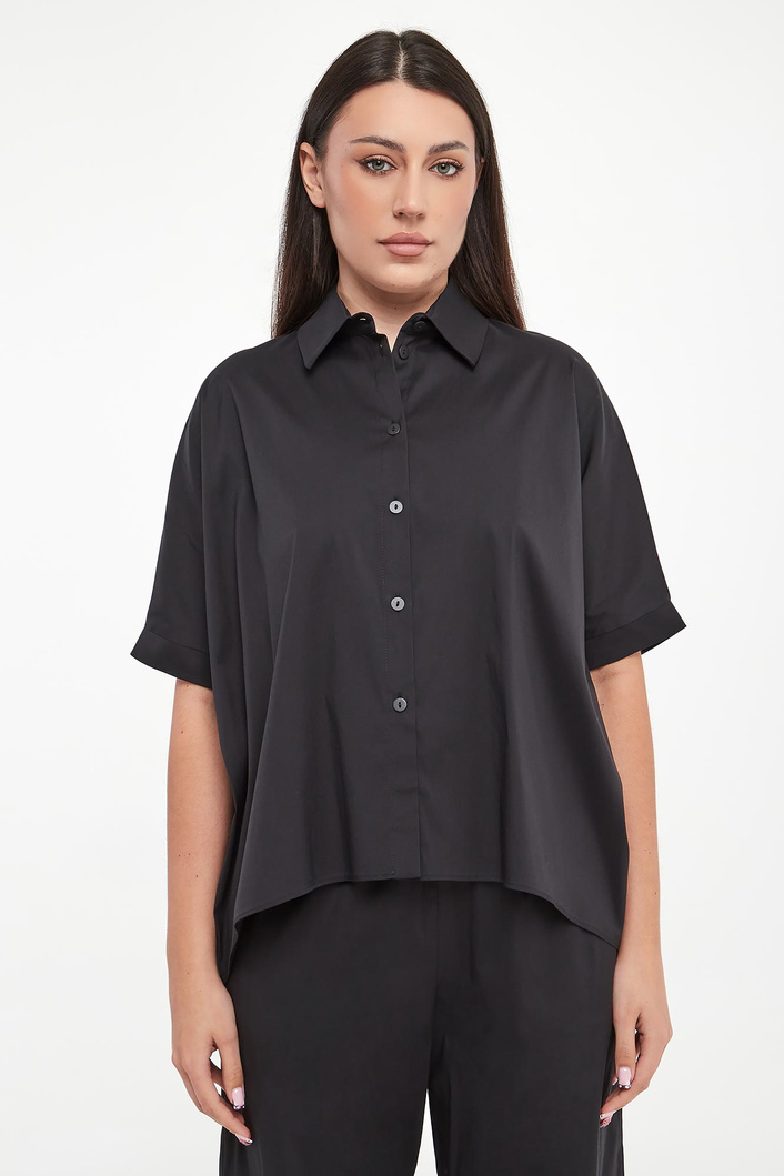 Koszula damska z krótkim rękawem Pittura MAX MARA BEACHWEAR