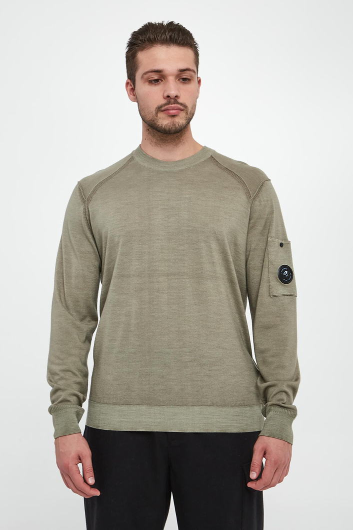 Sweter męski z wełny merino C.P. COMPANY