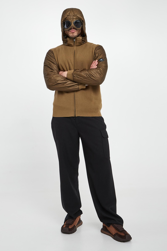 Sweter męski wełniany z kapturem C.P. COMPANY
