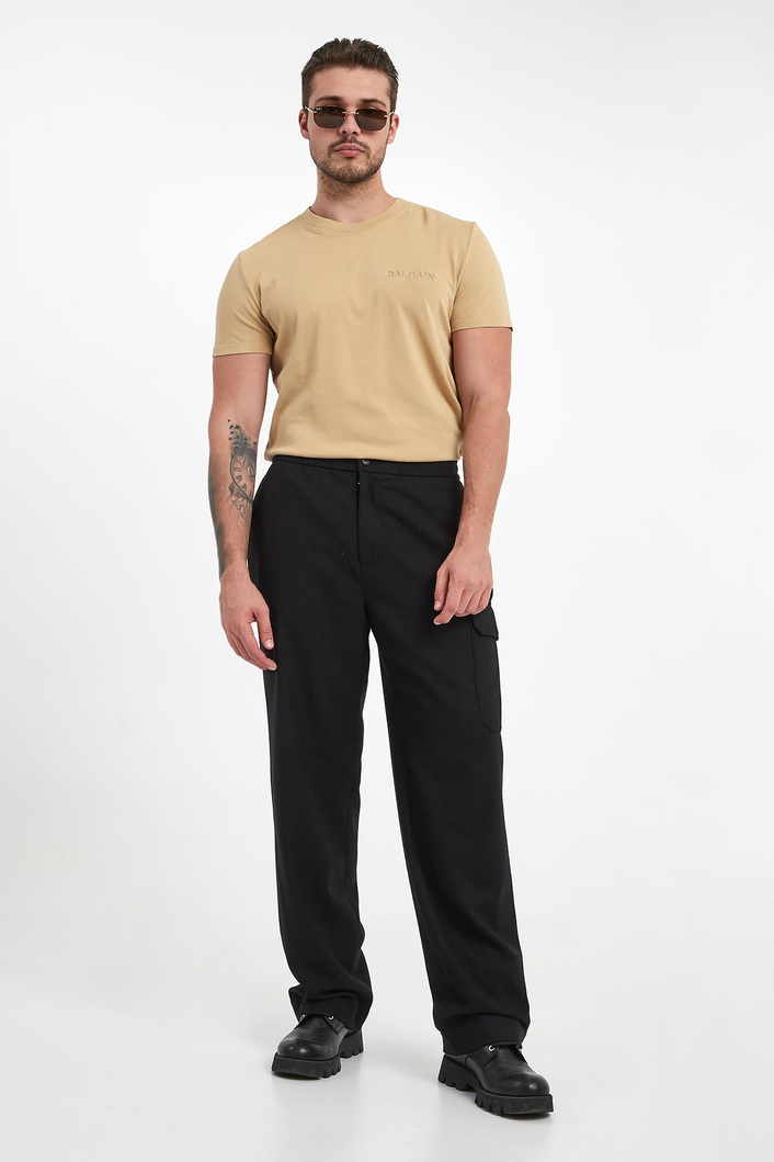T-shirt męski dzianinowy BALMAIN