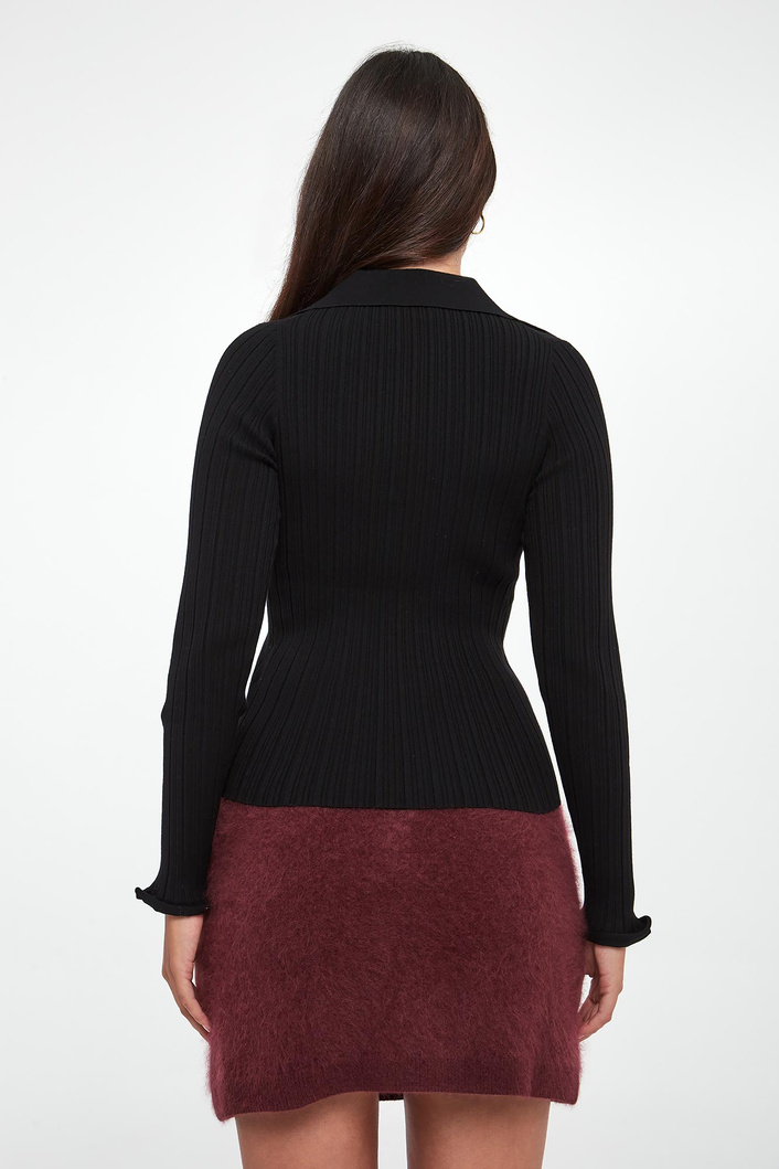 Sweter damski prążkowany Binomio MARELLA SPORT