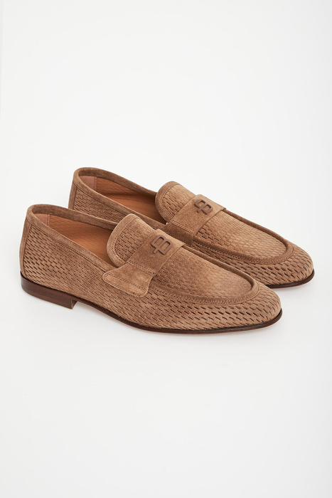 Loafersy męskie zamszowe BALDININI