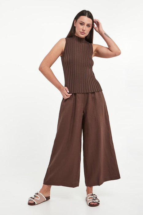 Spodnie damskie lniane Felino WEEKEND MAX MARA