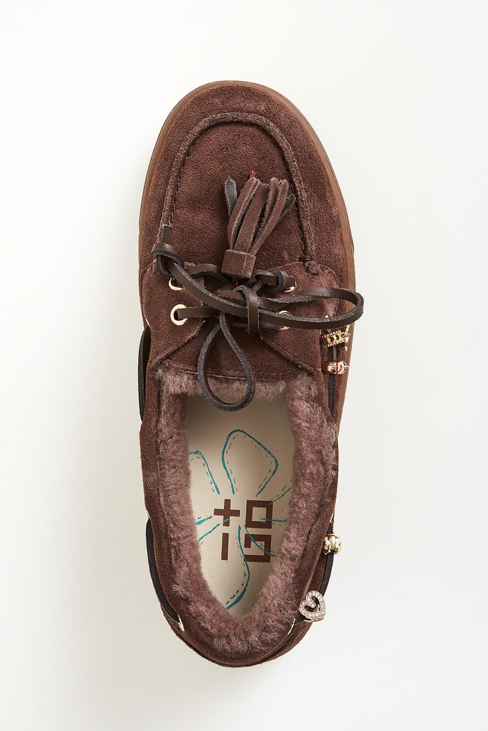 Loafersy damskie skórzane Moka GIO+