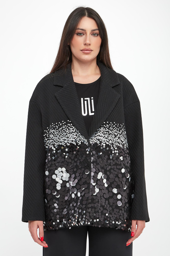 Płaszcz damski z cekinami SPORTALM