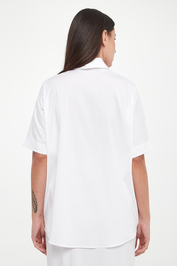 Koszula damska z krótkim rękawem Pittura MAX MARA BEACHWEAR