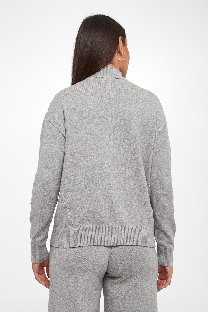 Sweter damski z kryształkami JOSEPH RIBKOFF