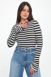Sweter damski w paski TWINSET
