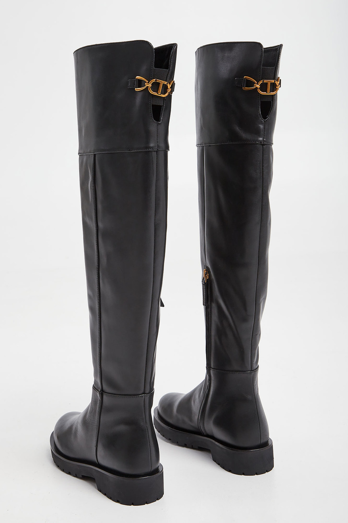 Kozaki skórzane TWINSET