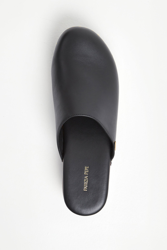 Chodaki damskie skórzane PATRIZIA PEPE