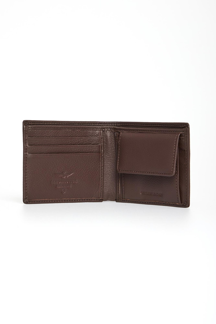 Komplet portfel + brelok męski skórzany AERONAUTICA MILITARE