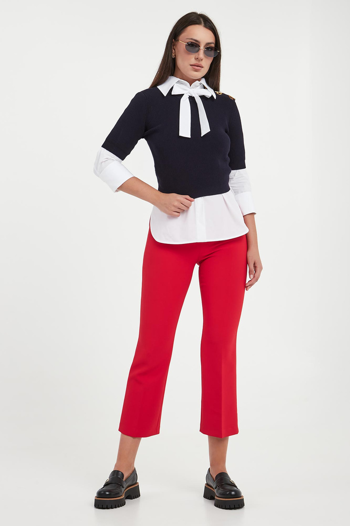 Sweter damski cropped ELISABETTA FRANCHI