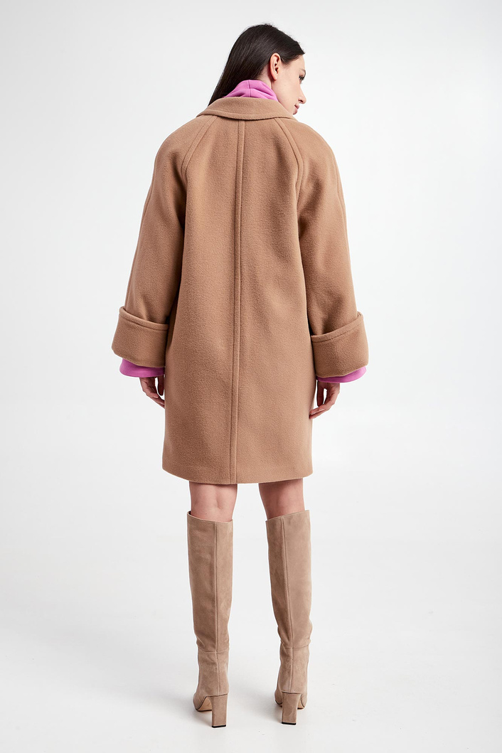 Płaszcz damski wełniany KARL LAGERFELD