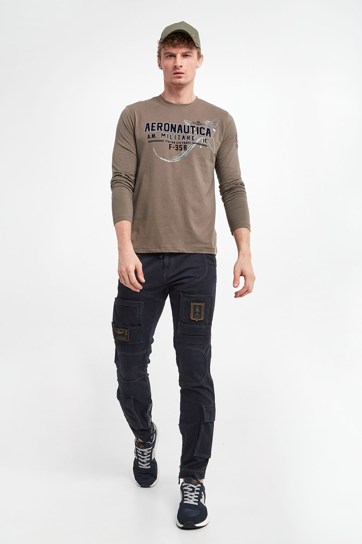 Spodnie męskie cargo AERONAUTICA MLITARE