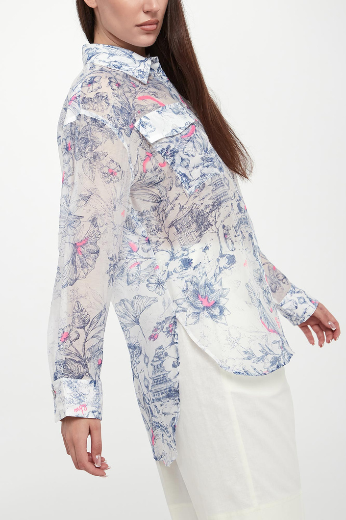 Koszula damska z lyocellem TWINSET ACTITUDE