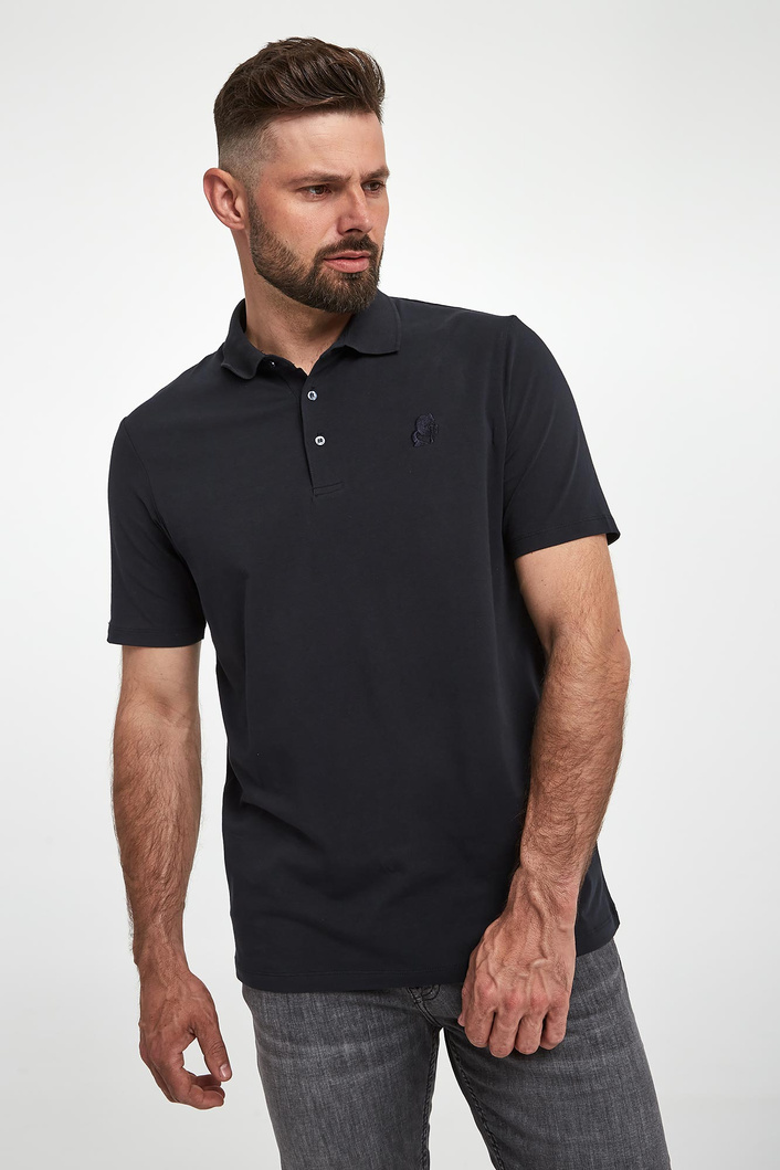 Polo męskie z logo KARL LAGERFELD