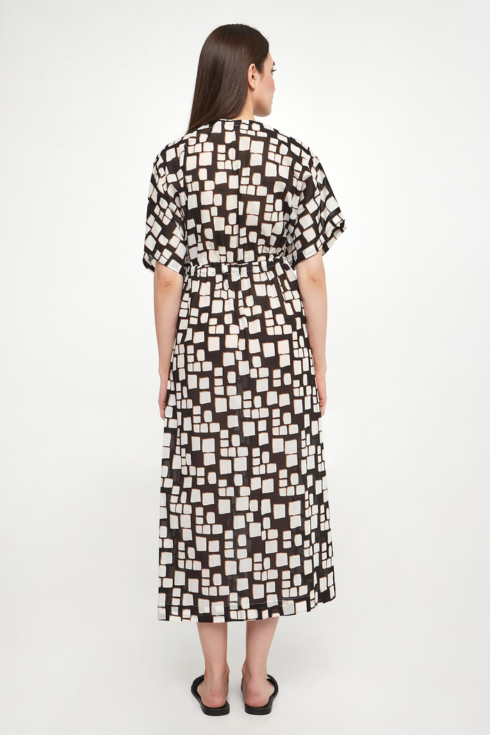 Sukienka we wzory Dorotea MAX MARA BEACHWEAR