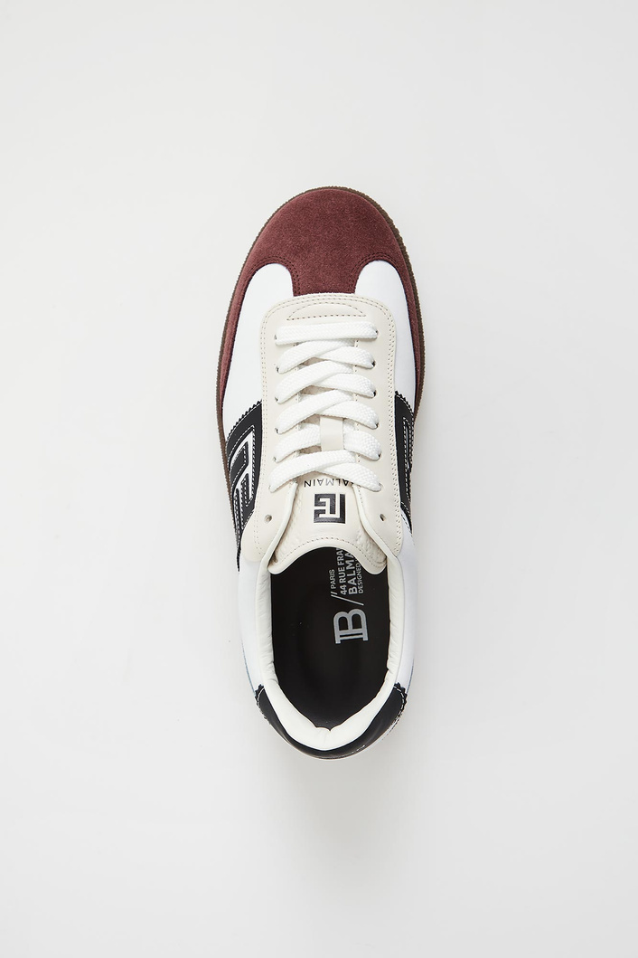 Sneakersy męskie skórzane BALMAIN