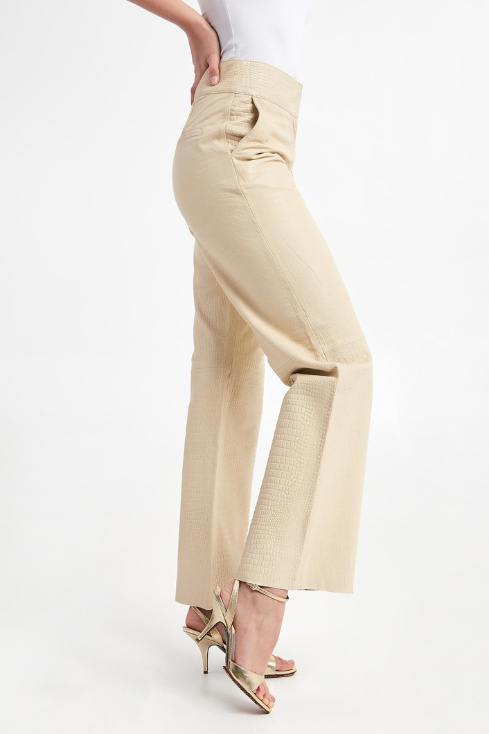 Spodnie damskie skórzane NOTES DU NORD