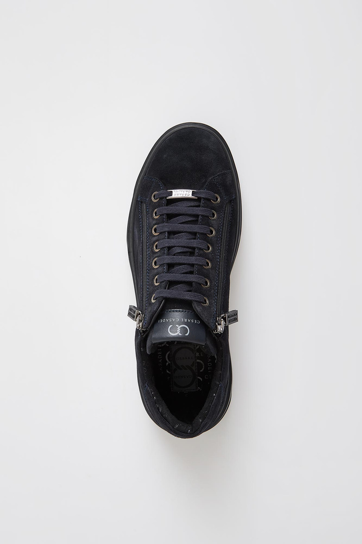 Sneakersy męskie zamszowe CESARE CASADEI
