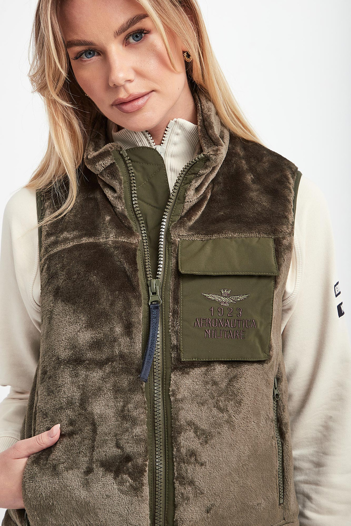 Kamizelka damska futrzana AERONAUTICA MILITARE