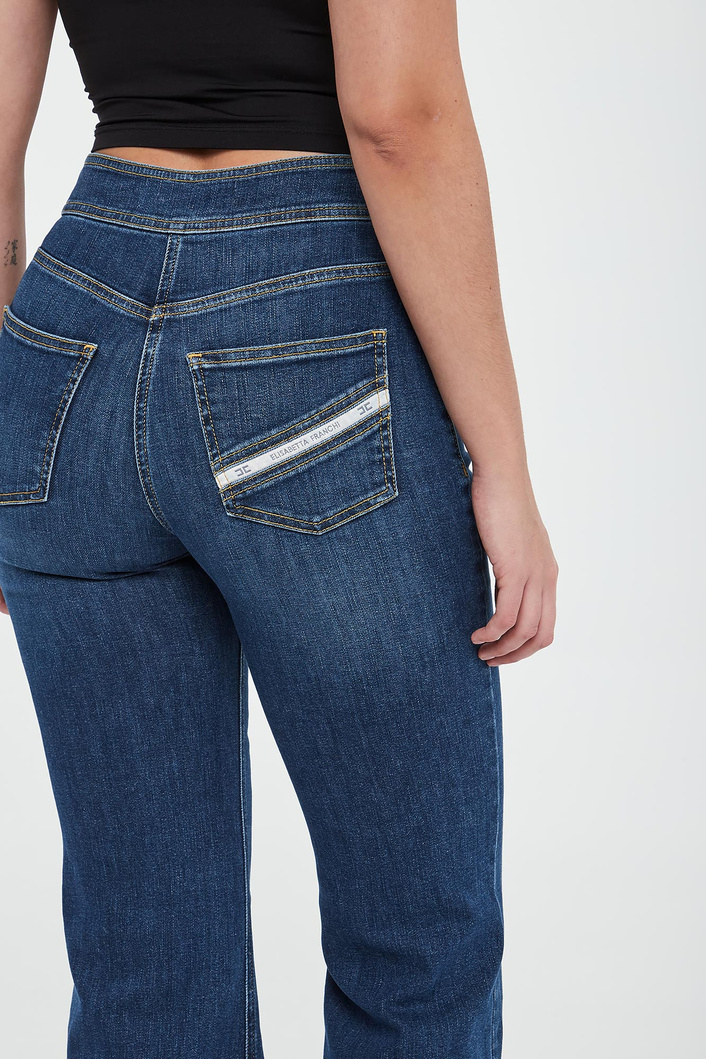 Jeansy damskie palazzo ELISABETTA FRANCHI