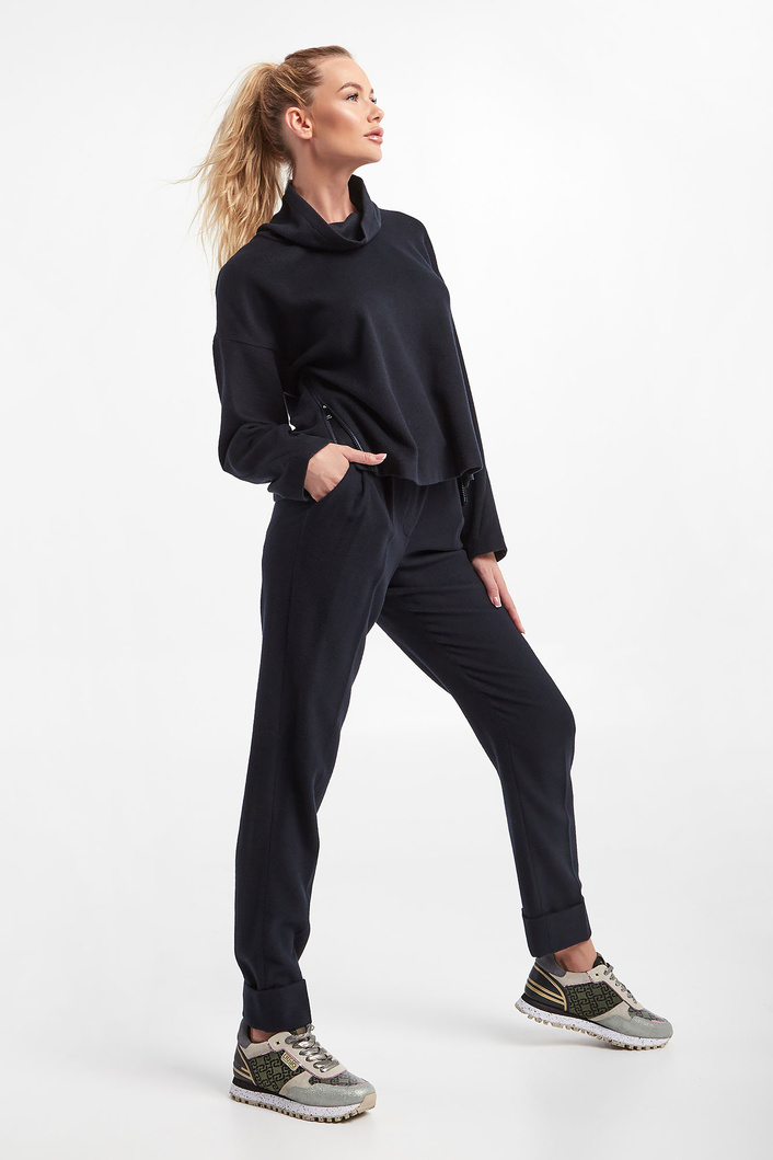 Spodnie wełniane damskie EMPORIO ARMANI