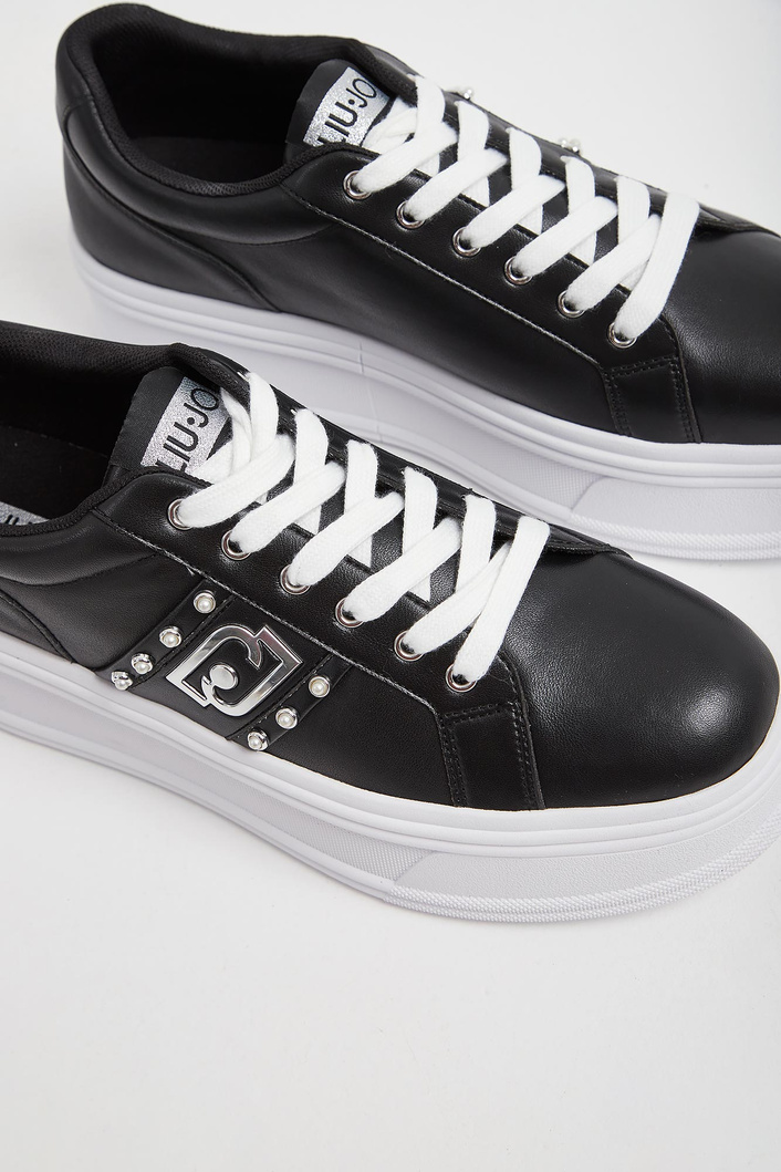 Sneakersy damskie skórzane LIU JO