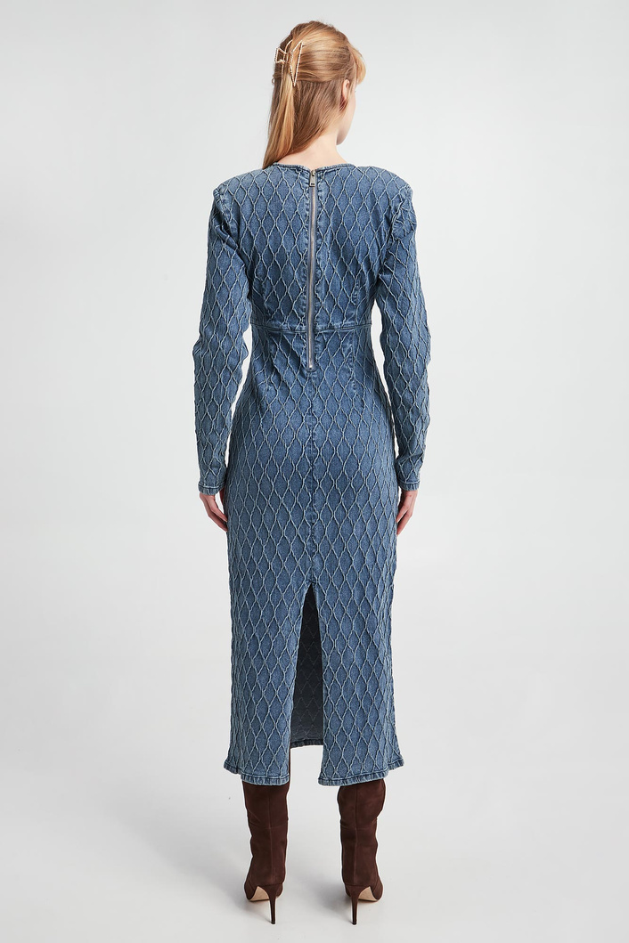 Sukienka jeansowa damska GESTUZ