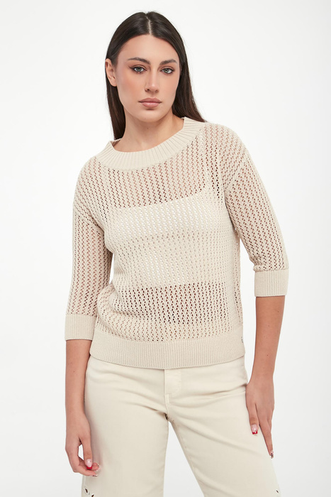 Sweter damski ażurowy JOSEPH RIBKOFF