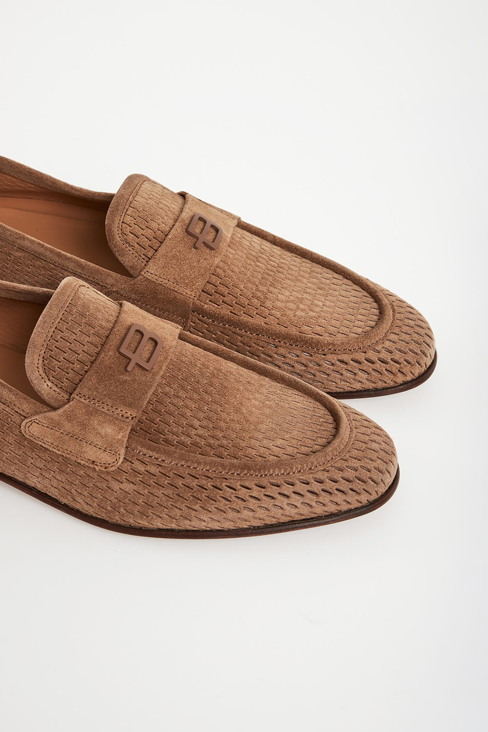 Loafersy męskie zamszowe BALDININI