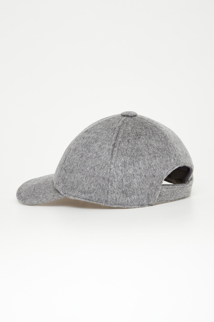 Czapka z daszkiem damska kaszmirowa Lancia MAX MARA ACCESSORI