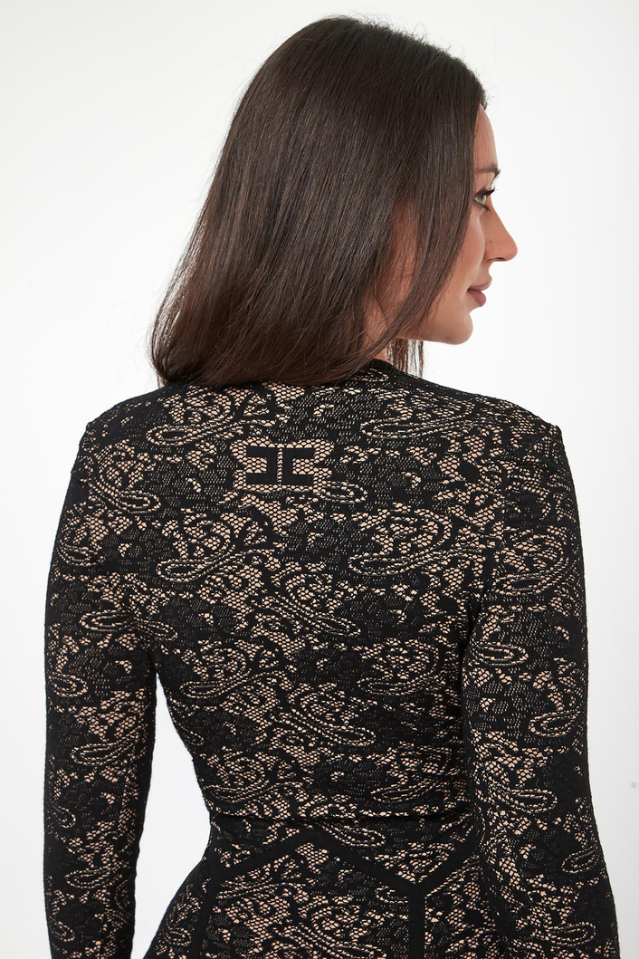 Sukienka ażurowa midi ELISABETTA FRANCHI