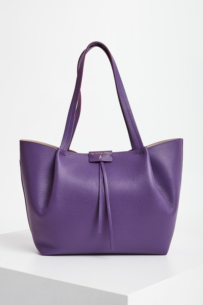 Torebka damska skórzana shopper PATRIZIA PEPE