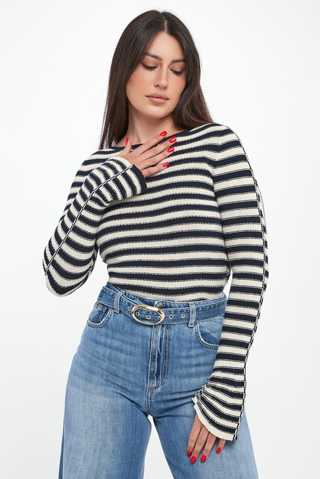 Sweter damski w paski TWINSET
