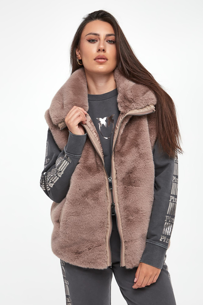 Kamizelka damska futrzana Deyn PINKO