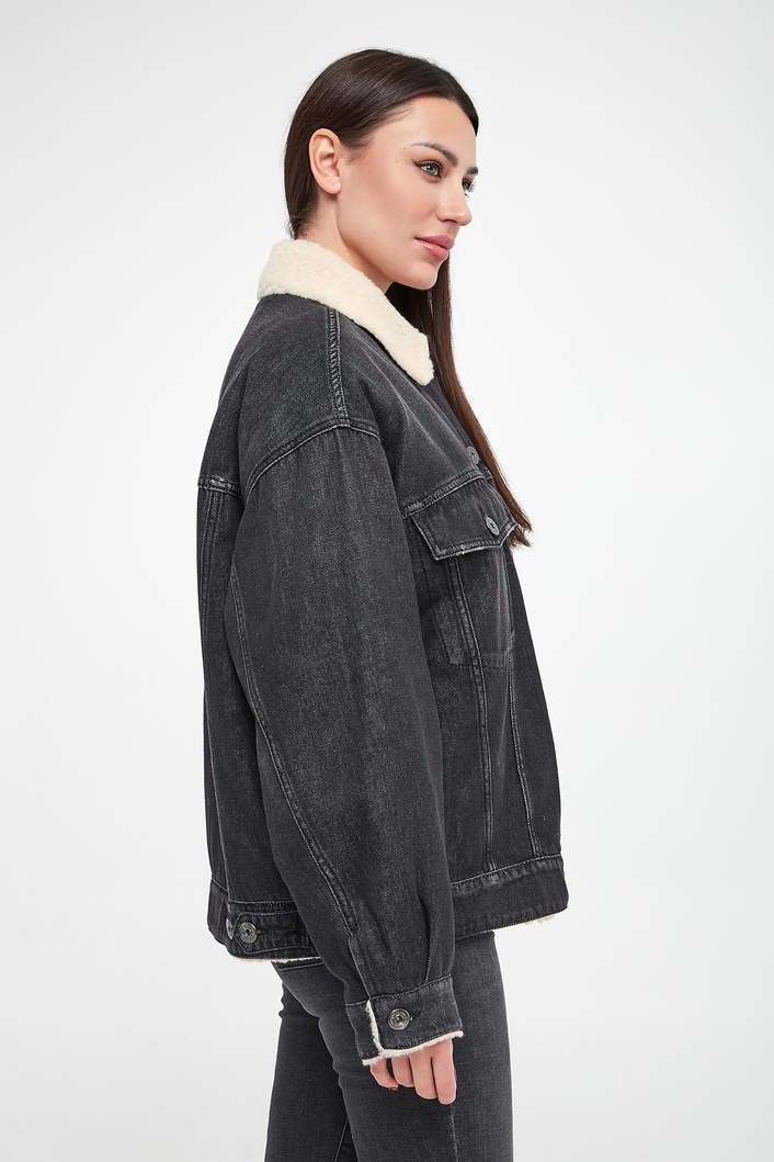 Kurtka damska z wełnianym futerkiem Libano WEEKEND MAX MARA