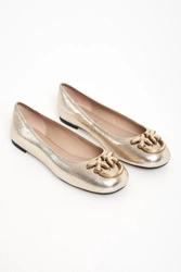 Baleriny skórzane PINKO