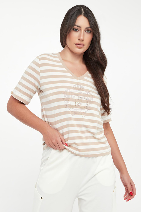 T-shirt damski w paski LIU JO