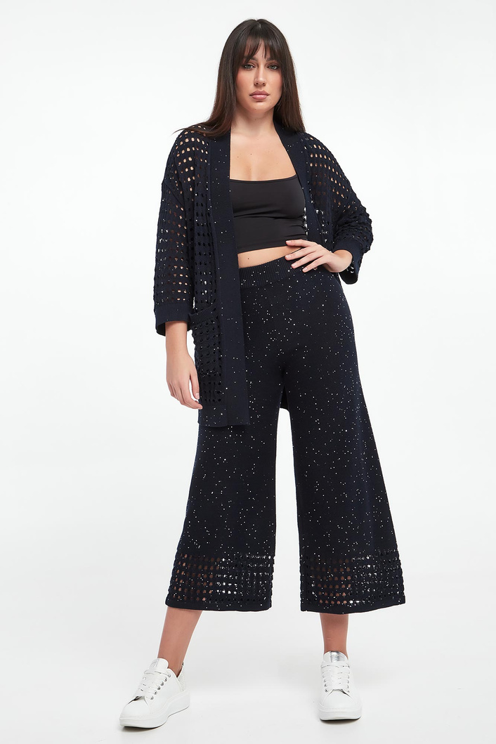 Kardigan damski ażurowy JOSEPH RIBKOFF