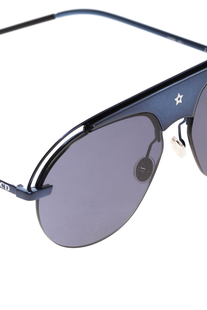 Granatowe okulary damskie Dior