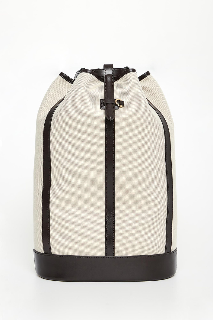 Plecak damski płócienno-skórzany Canapa WEEKEND MAX MARA