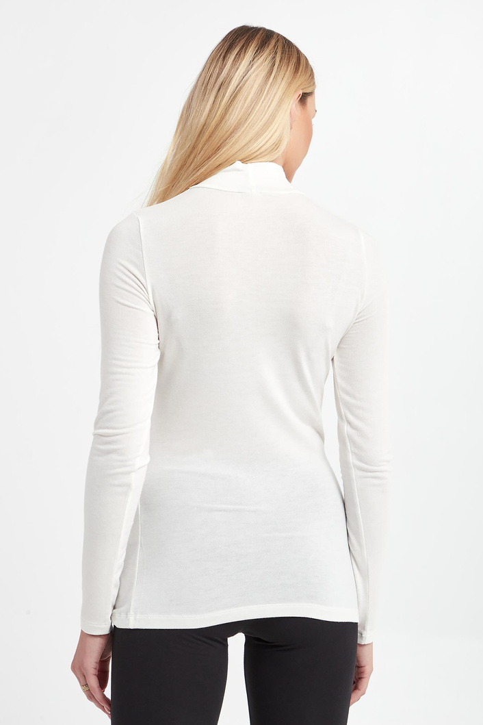 Longsleeve damski z golfem EMPORIO ARMANI UNDERWEAR